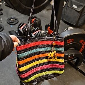 Croft & Barrow Multicolor Striped Shoulder Bag
